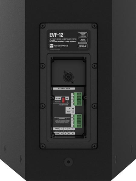 EVF-12 90X50, FRONT-LOAD FLEXIBILITY, BLACK